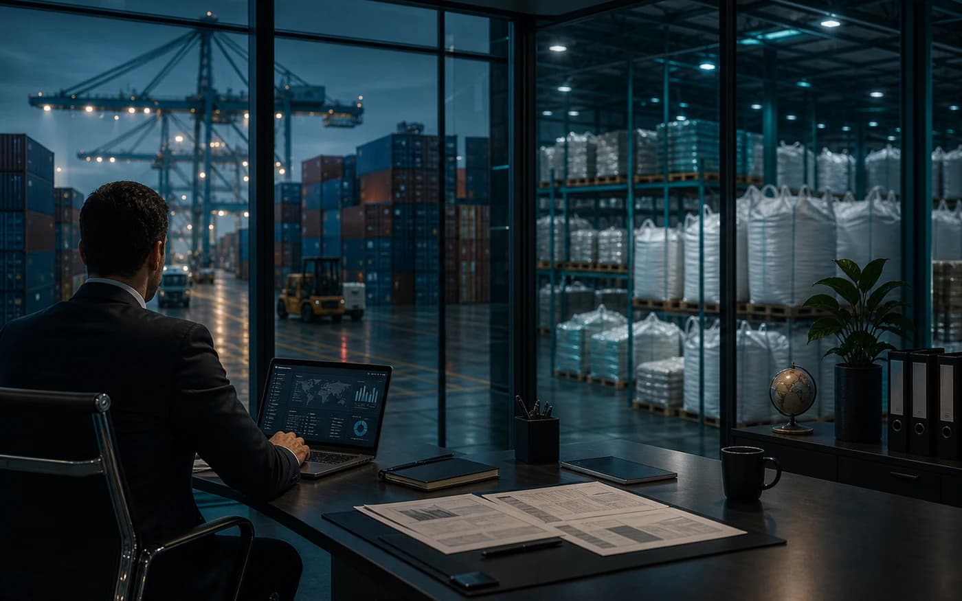Modern UAE business office